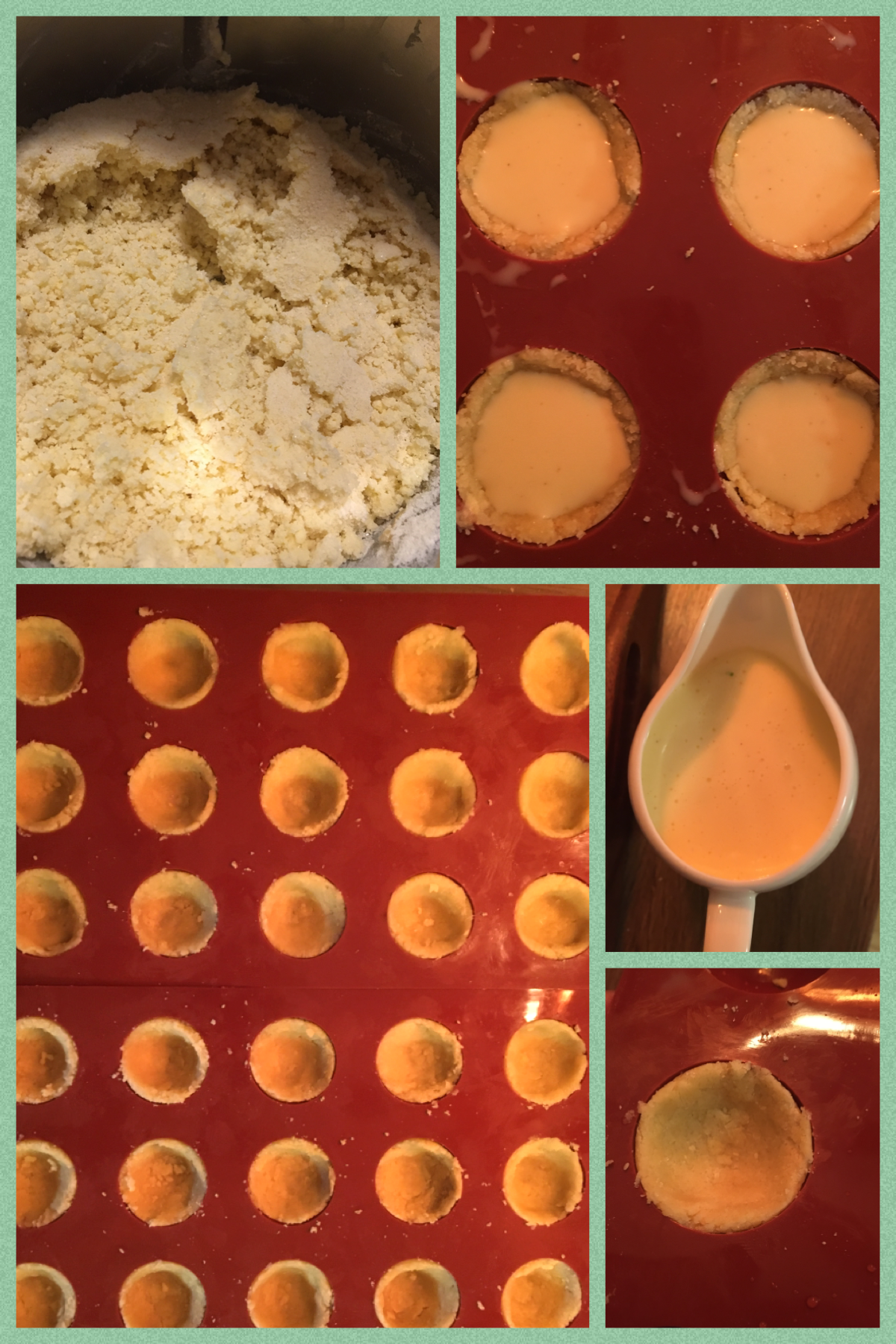 Bildanleitung für Rezept für Käsekuchen in Cake Pop Silikonform für die Gefriertruhe